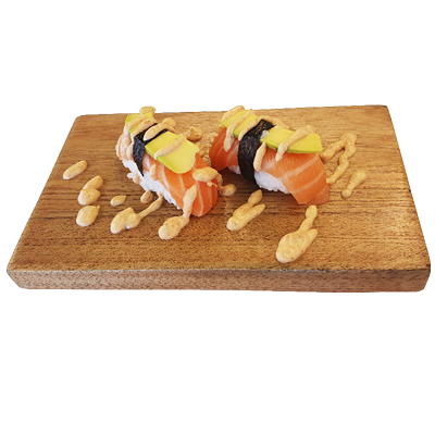 NIG03 Spicy Salmon Avo Nigiri