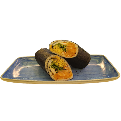 SBU05 Spicy Salmon Burrito Full