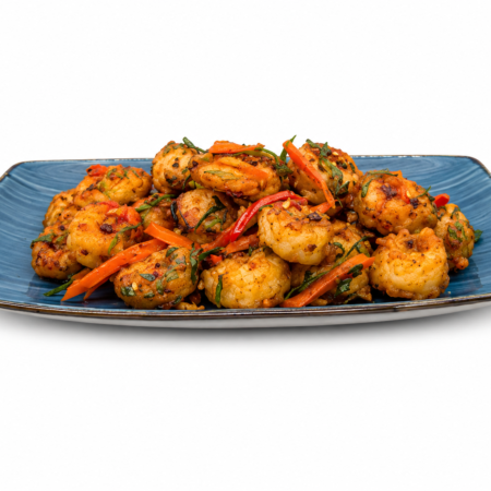 Fried dry prawns in chilli medium / large