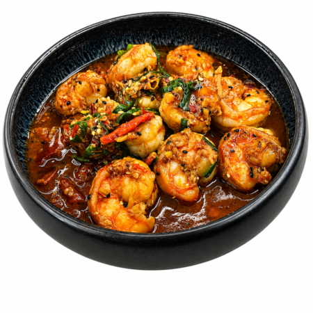 Schezuan shrimps medium / large